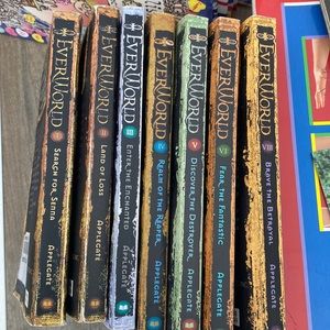 Everworld book series. 1-8. Missing number 7